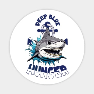 Hungry shark Deep Blue Hunger Magnet